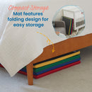 Quad Fold-n-Go Activity Play Mat, Colorful Tummy Time Folding Foam Mat
