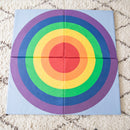 Quad Fold-n-Go Activity Play Mat, Colorful Tummy Time Folding Foam Mat
