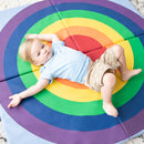 Quad Fold-n-Go Activity Play Mat, Colorful Tummy Time Folding Foam Mat