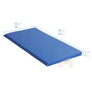 Rainbow Rest Nap Mats, Clear Name Tag Holder, 2in Thick - 5-Pack