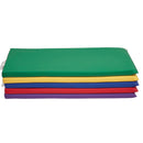 Rainbow Rest Nap Mats, Clear Name Tag Holder, 2in Thick - 5-Pack