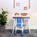 Adjustable Height Plastic Classroom Chairs, 2-Pack