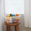 Scoop Front Storage Bins, Multipurpose Organization, 15-Pack