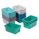Scoop Front Mulitpurpose Storage Bins, Cubby Compatible, 20-Pack