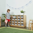 Scoop Front Mulitpurpose Storage Bins, Cubby Compatible, 20-Pack