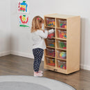 Scoop Front Mulitpurpose Storage Bins, Cubby Compatible, 20-Pack