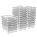 Scoop Front Storage Bins, Multipurpose Organization, 25-Pack