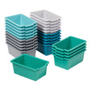 Scoop Front Storage Bins, Multipurpose Organization, 25-Pack