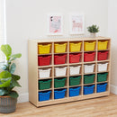 Scoop Front Storage Bins, Multipurpose Organization, 25-Pack