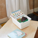 Scoop Front Storage Bins, Multipurpose Organization, 25-Pack