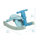 Sit-N-Rock, Two-in-One Chair and Rocker for Kids and Toddlers, Indoor/Outdoor