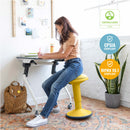 SitWell Adjustable Height Wobble Stool with Cushioned Foam Seat, Active Flexible Seating