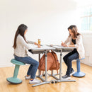 SitWell Adjustable Height Wobble Stool with Cushioned Foam Seat, Active Flexible Seating