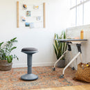 SitWell Adjustable Height Wobble Stool with Cushioned Foam Seat, Active Flexible Seating