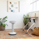 SitWell Adjustable Height Wobble Stool with Cushioned Foam Seat, Active Flexible Seating