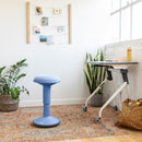 SitWell Adjustable Height Wobble Stool with Cushioned Foam Seat, Active Flexible Seating