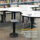 SitWell Adjustable Height Wobble Stool, Active Flexible Seating Chair