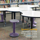SitWell Adjustable Height Wobble Stool, Active Flexible Seating Chair