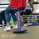 SitWell Adjustable Height Wobble Stool, Active Flexible Seating Chair