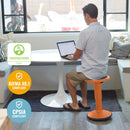 SitWell Adjustable Height Wobble Stool, Active Flexible Seating Chair