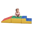 Junior Little Me Climb Crawl and Slide Climber, Mini-Sized Beginner Playset, 3-Piece