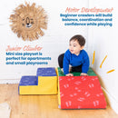 Junior Little Me Climb Crawl and Slide Climber, Mini-Sized Beginner Playset, 3-Piece