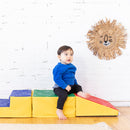 Junior Little Me Climb Crawl and Slide Climber, Mini-Sized Beginner Playset, 3-Piece