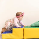 Junior Little Me Climb Crawl and Slide Climber, Mini-Sized Beginner Playset, 3-Piece
