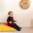 Junior Little Me Climb Crawl and Slide Climber, Mini-Sized Beginner Playset, 3-Piece