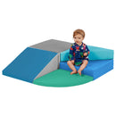 Tiny Twisting Corner Climber, Toddler Beginner Foam Climber, Indoor Active Play