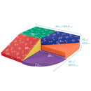 Tiny Twisting Corner Climber, Toddler Beginner Foam Climber, Indoor Active Play