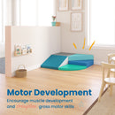 Tiny Twisting Corner Climber, Toddler Beginner Foam Climber, Indoor Active Play