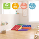 Tiny Twisting Corner Climber, Toddler Beginner Foam Climber, Indoor Active Play