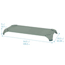 Stackable Cozy Cot with Blanket and Pillow Storage, Ready to Assemble, 6-Pack