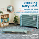 Stackable Cozy Cot with Blanket and Pillow Storage, Ready to Assemble, 6-Pack