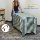 Stackable Cozy Cot with Blanket and Pillow Storage, Ready to Assemble, 6-Pack
