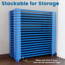ECR4Kids Stackable Kiddie Cot, Childrenâ€™s Naptime Cot, Ready-to-Assemble, 6-Pack - Blue