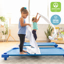 ECR4Kids Stackable Kiddie Cot, Childrenâ€™s Naptime Cot, Ready-to-Assemble, 6-Pack - Blue