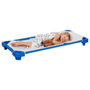 Stackable Kiddie Cot with Sheets, Standard Size, Ready-to-Assemble, 6-Pack