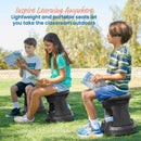 Storage Wobble Stool, Active Learning Chair, Flexible Seating, 15in Seat Height