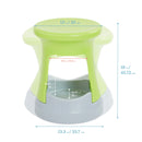 Storage Wobble Stool, Active Learning Chair, Flexible Seating, 18in Seat Height