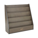 Streamline Book Display, Eco-Friendly Birch Plywood Single-Sided Bookshelf, 5-Shelves