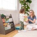 Streamline Book Display, Eco-Friendly Birch Plywood Single-Sided Bookshelf, 5-Shelves