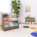 Streamline Book Display, Eco-Friendly Birch Plywood Single-Sided Bookshelf, 5-Shelves