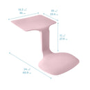 The Surf Portable Lap Desk, Kids Floor Desk, One-Piece Writing Table, Flexible Seating, 10-Pack