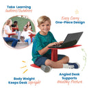 The Surf Portable Lap Desk, Kids Floor Desk, One-Piece Writing Table, Flexible Seating, 10-Pack