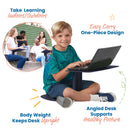 The Surf Portable Lap Desk, Kids Floor Desk, One-Piece Writing Table, Flexible Seating, 10-Pack