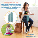 The Surf Portable Lap Desk, Kids Floor Desk, One-Piece Writing Table, Flexible Seating, 10-Pack