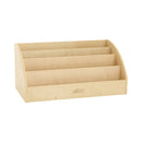 Toddler Book Display Stand, Eco-Friendly Birch Plywood Book Shelf, 4 Shelves