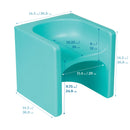 Chaise cube 3 en 1 Tri-Me, siège de jeu ou table portable d'intérieur/extérieur pour enfants et tout-petits